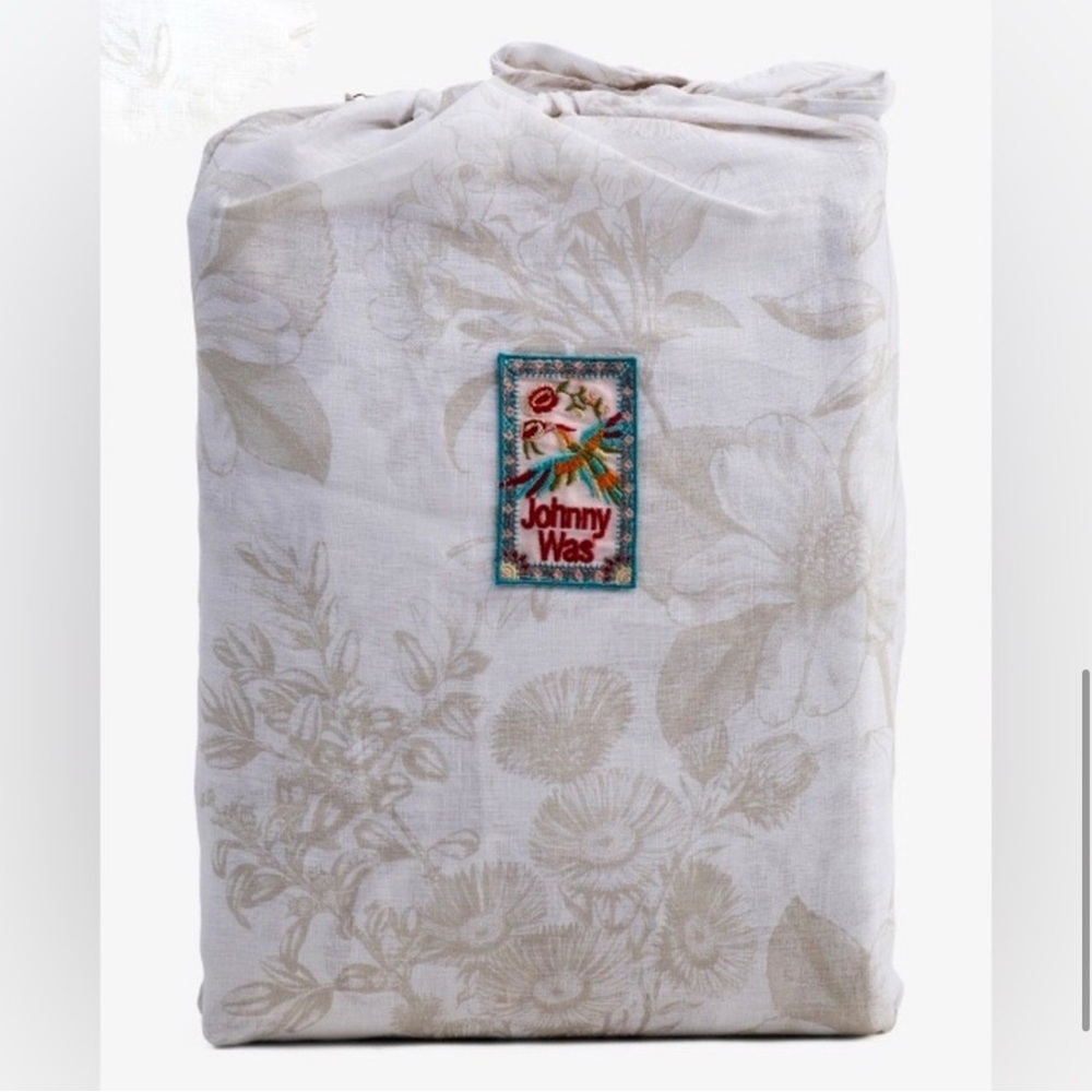 Johnny Was Queen Duvet Cover Linen Valentina